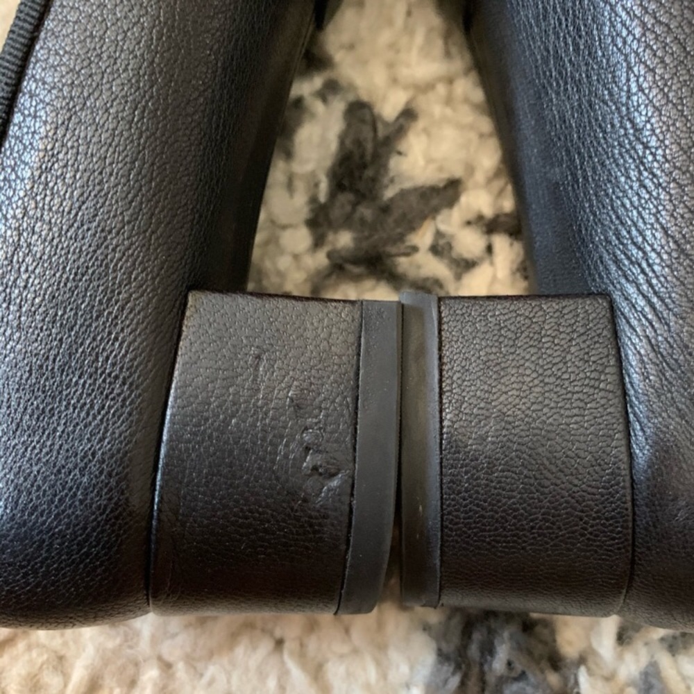 Vintage Chloé black leather lace up heels - Picture 9 of 9